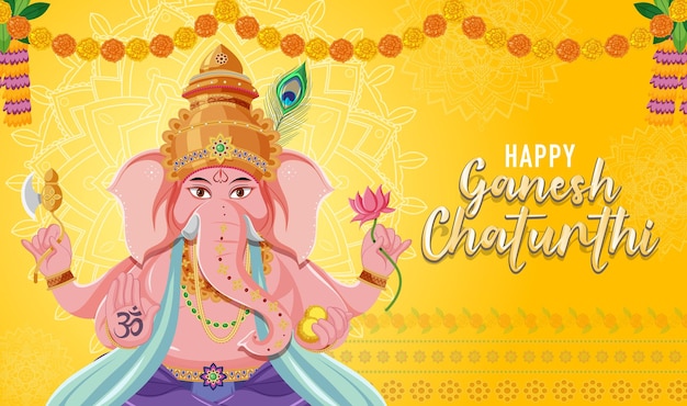 Pôster Feliz Ganesh Chaturthi
