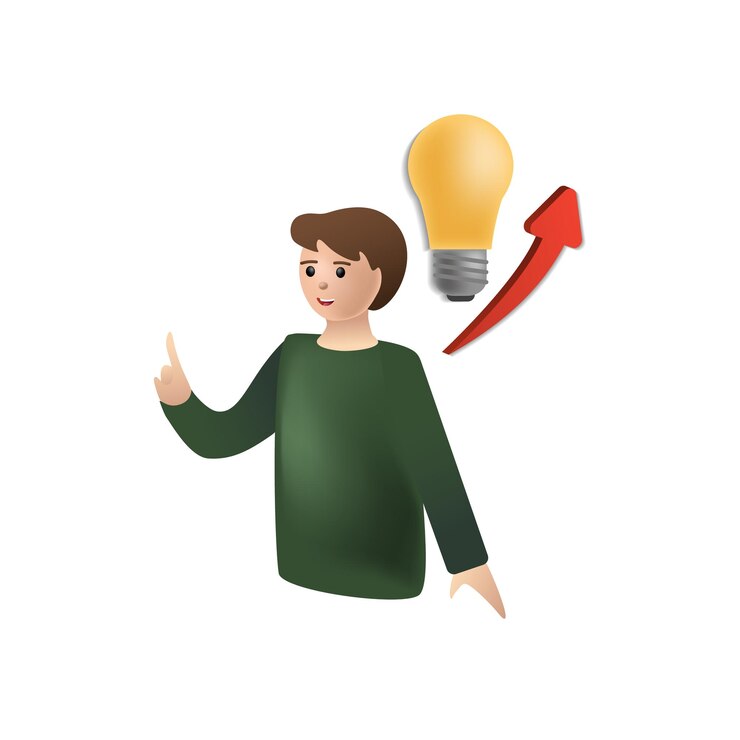 Vetor potencial ícone 3d ilustração da coleção de produtividade pessoal creative potencial ícone 3d para modelos de web design infográficos e muito mais