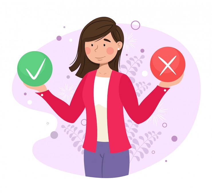 Vetor preenchendo o teste na forma de uma pesquisa de cliente. ilustração para web banner, infográficos, mobile. conceito de satisfação e insatisfação do cliente. ilustração.