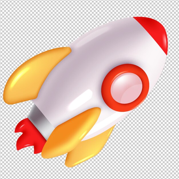 Premium Rocket Png Design amplificador totalmente editável