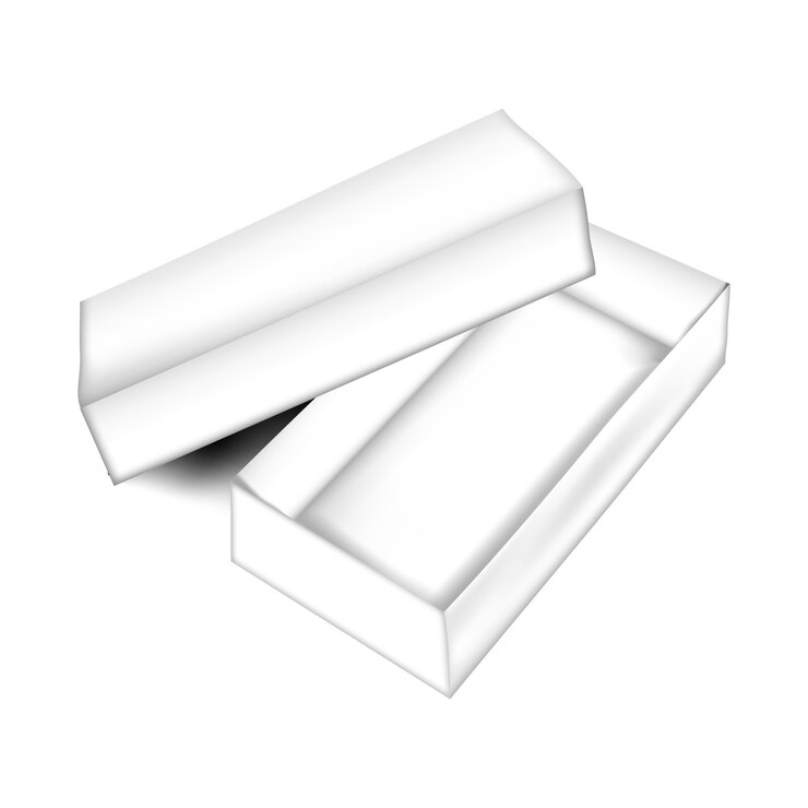 Vetor presente aberto realista 3d