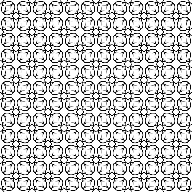 Preto e branco padrão sem costura textura cinza ornamental design gráfico mosaico ornamentos padrão modelo vetor ilustração eps10