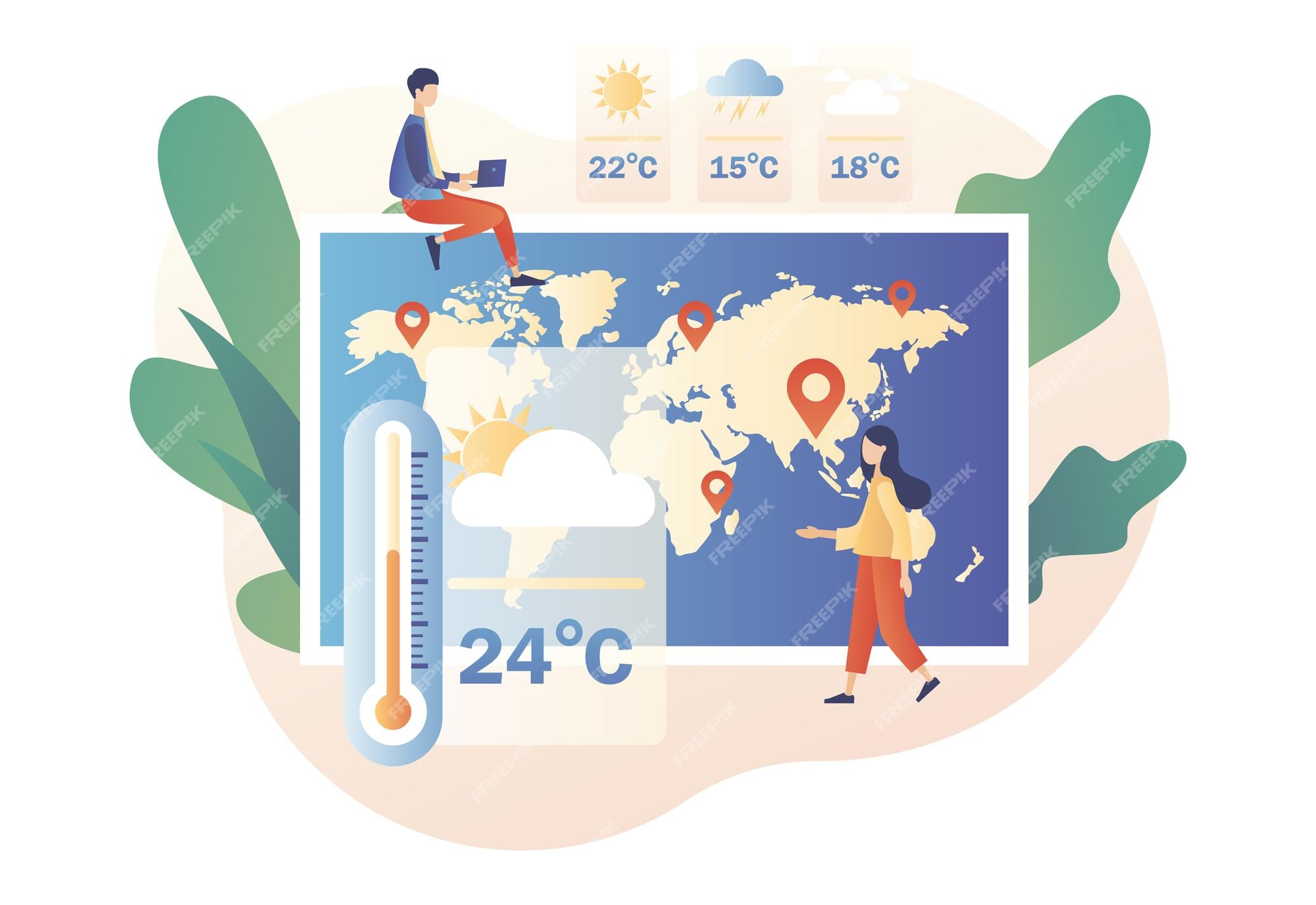 A temperatura e a previsão do tempo - Geografia - Colégio Web