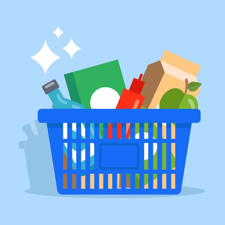 Vetor produtos de consumo