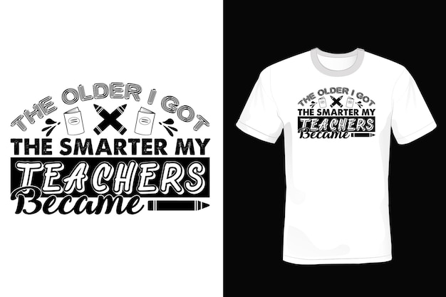 Professor t shirt design tipografia vintage