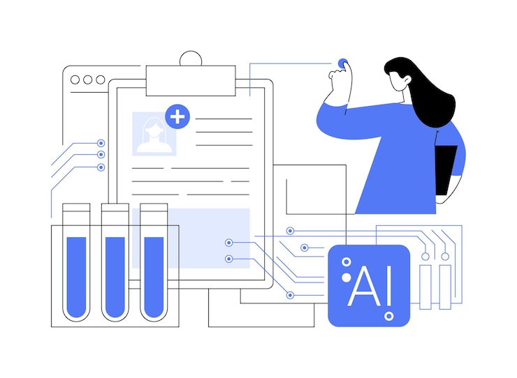 Vetor programas de saúde e bem-estar aprimorados conceito abstrato ilustração vetorial recursos humanos
