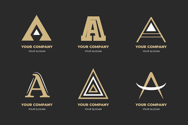 Vetor projete uma coleção de logotipos