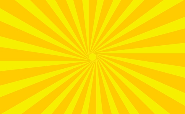 Projeto abstrato amarelo sunburst