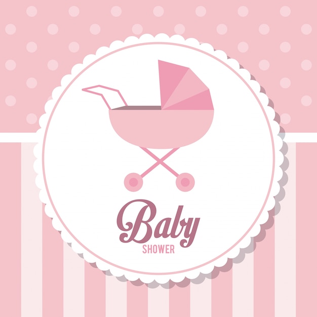 Vetor projeto baby shower