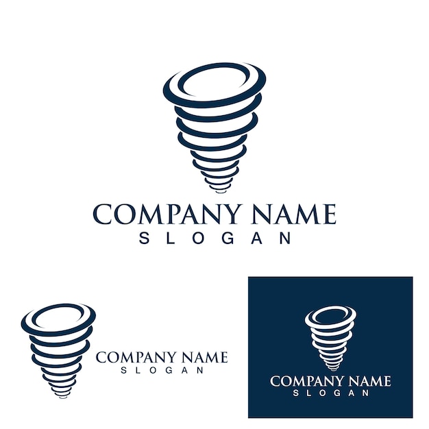 Projeto da ilustração do vetor do símbolo do logotipo Tornado