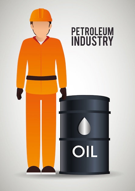projeto da indústria de petróleo