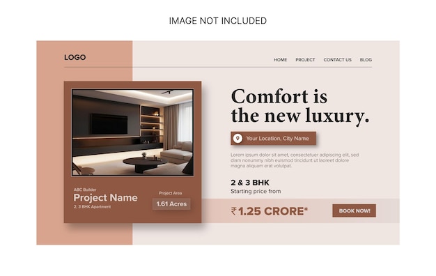 Projeto de Apartamentos de Luxo Comfort Redefinido