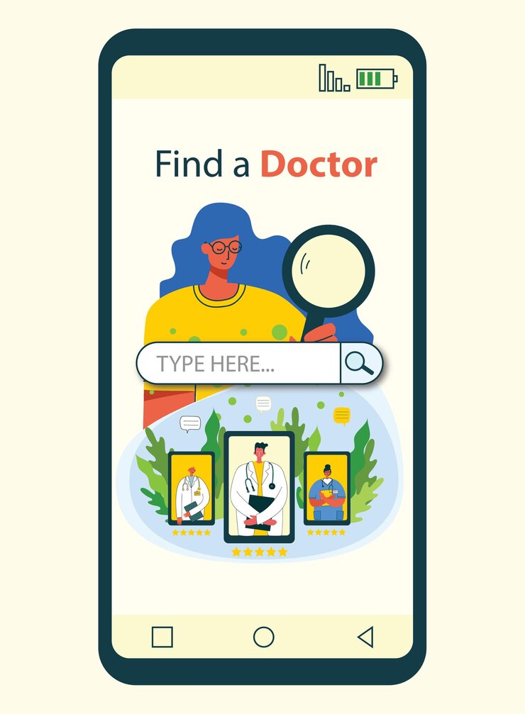 Vetor projeto de conceito de site para recursos de ajuda médica on-line médico ajuda instantânea abordagem ônibus de saúde ...