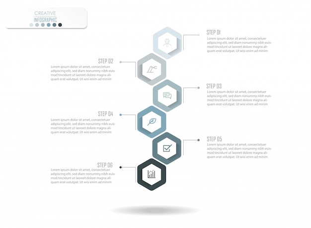 Projeto de diagrama de infográfico