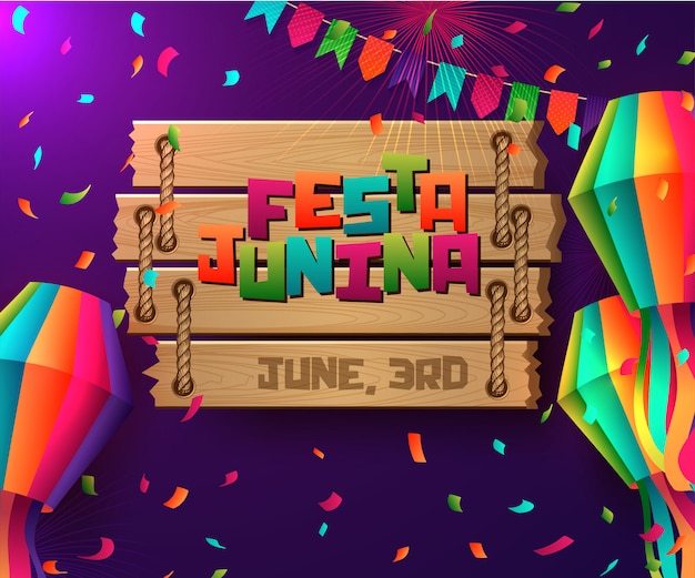 Projeto de feriado Festa Junina Brasil