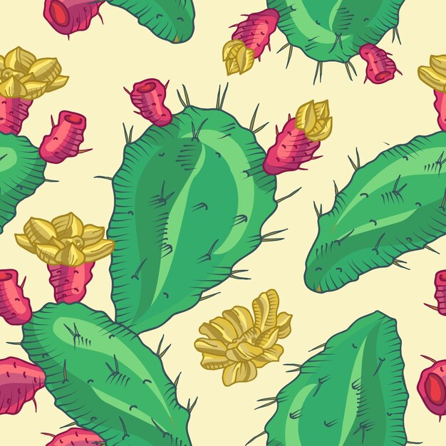 Projeto de fundo cactus