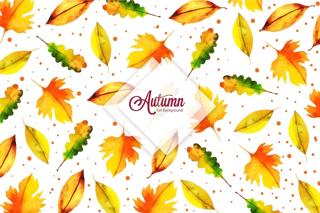 Projeto de fundo de outono vetorial Vector Autumn Autumn Background design de outono vectorial