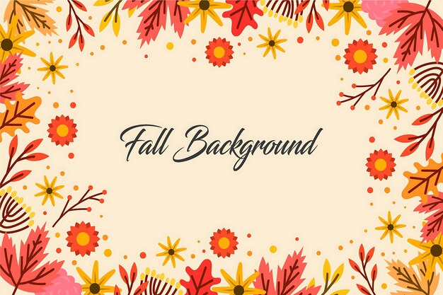 Projeto de fundo de outono vetorial Vector Autumn Autumn Background design de outono vectorial