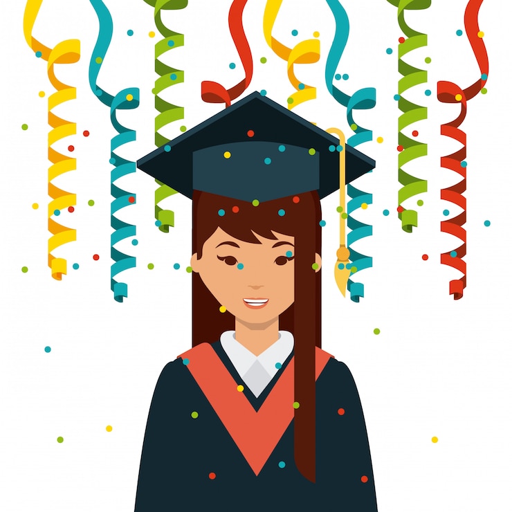 Vetor projeto de graduação acadêmica
