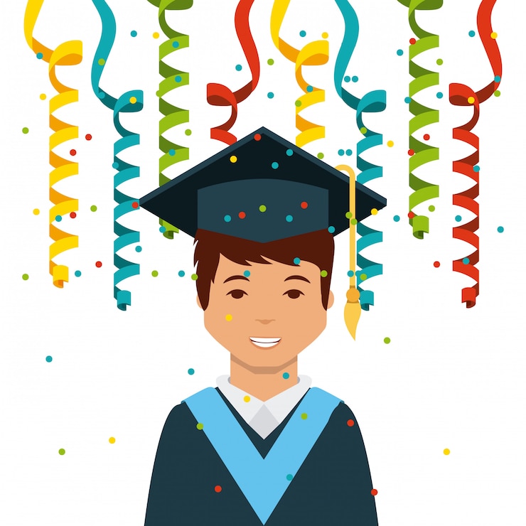Vetor projeto de graduação acadêmica