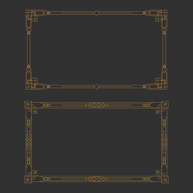 Projeto de ilustração vetorial de fronteira