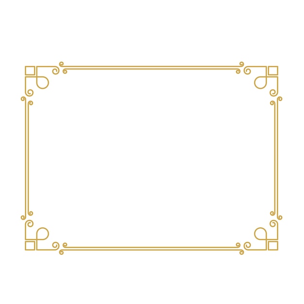 Projeto de ilustração vetorial de fronteira
