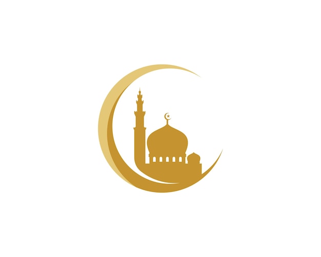 Projeto de ilustração vetorial de mesquita