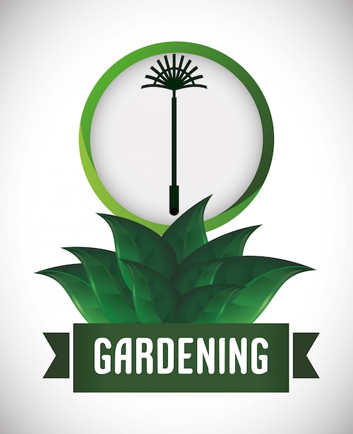 Vetor projeto de jardinagem