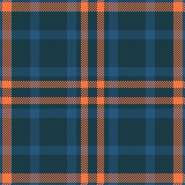 Projeto de plano de fundo do pixel. manta moderna padrão sem emenda. tecido de textura quadrada. tartan escocês têxtil. ornamento de madras de cor de beleza.