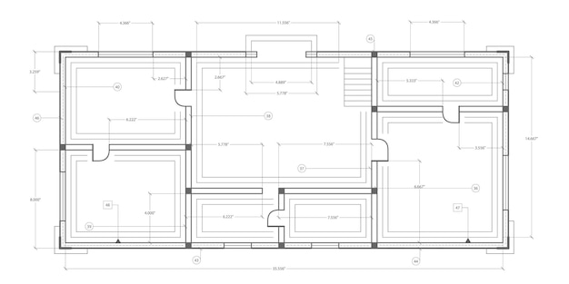 Vetor projeto de planta de casa. projeto de engenharia. fundo de desenho técnico.