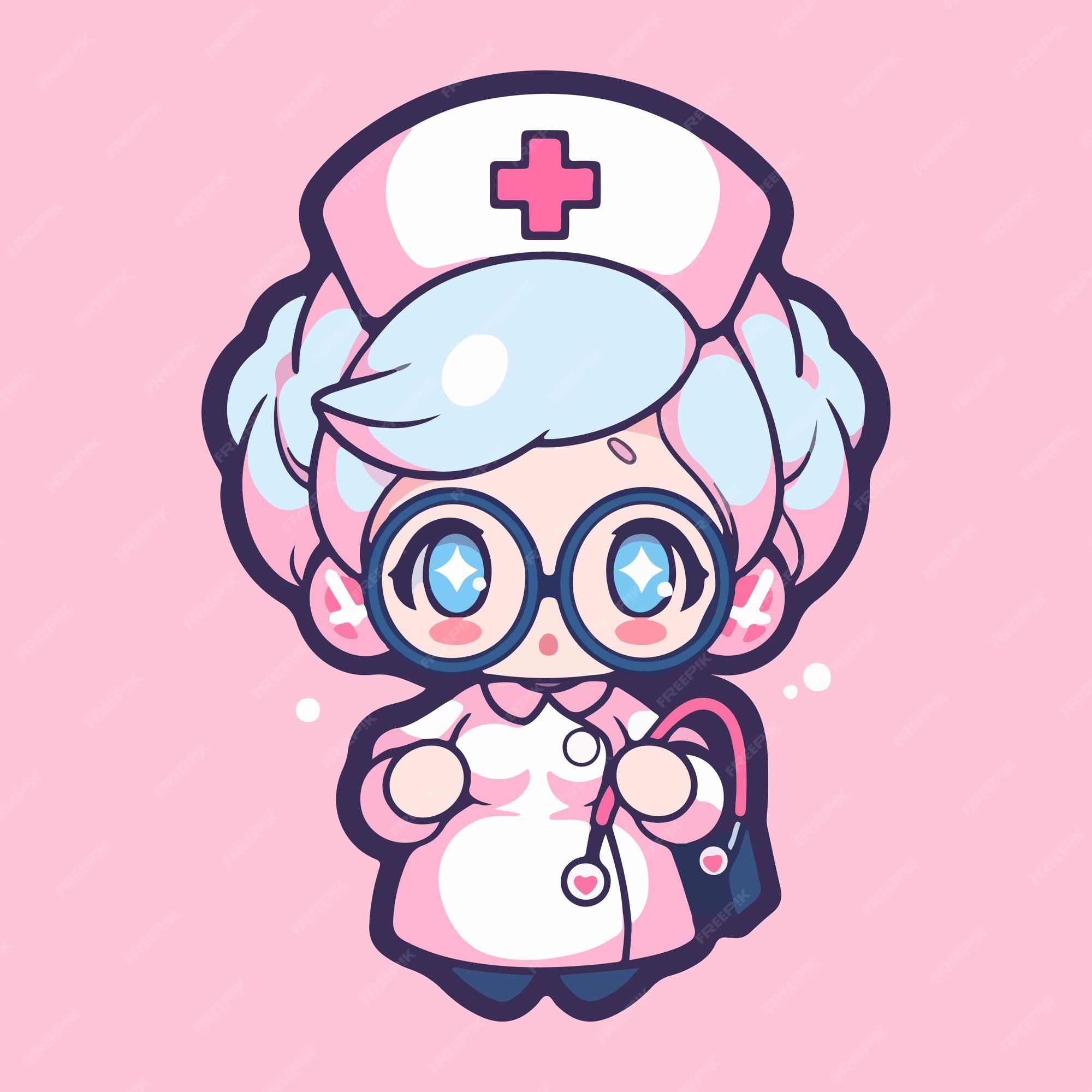 como desenhar uma médica , kawaii fácil 