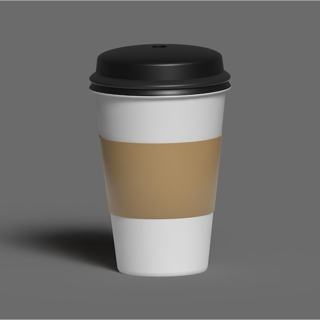 Projeto de xícaras de café 3D