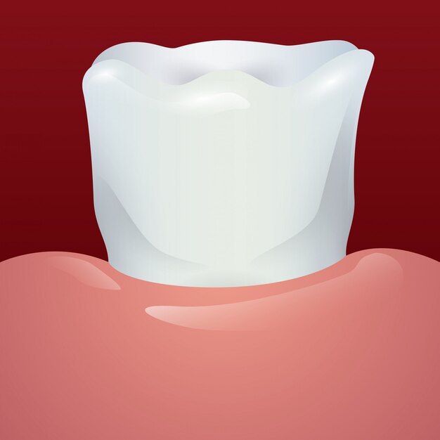 Projeto dental, ilustração vetorial.