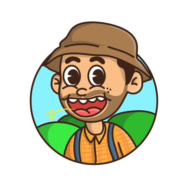 Vetor projeto do agricultor