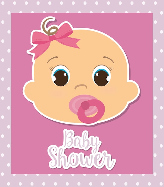 Projeto do chuveiro de bebê