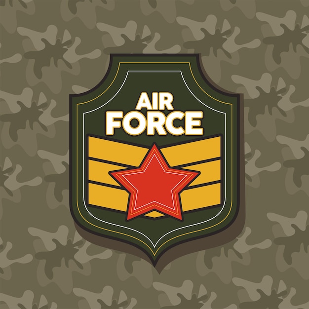 Projeto do emblema militar da Força Aérea