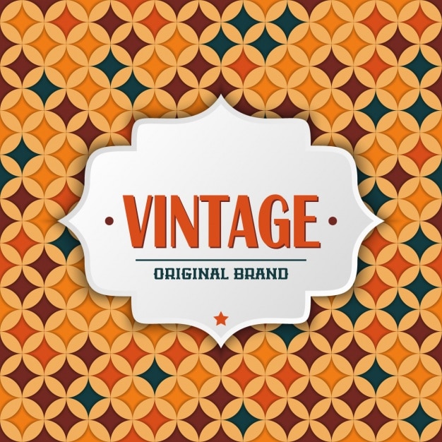 Vetor projeto do fundo do vintage