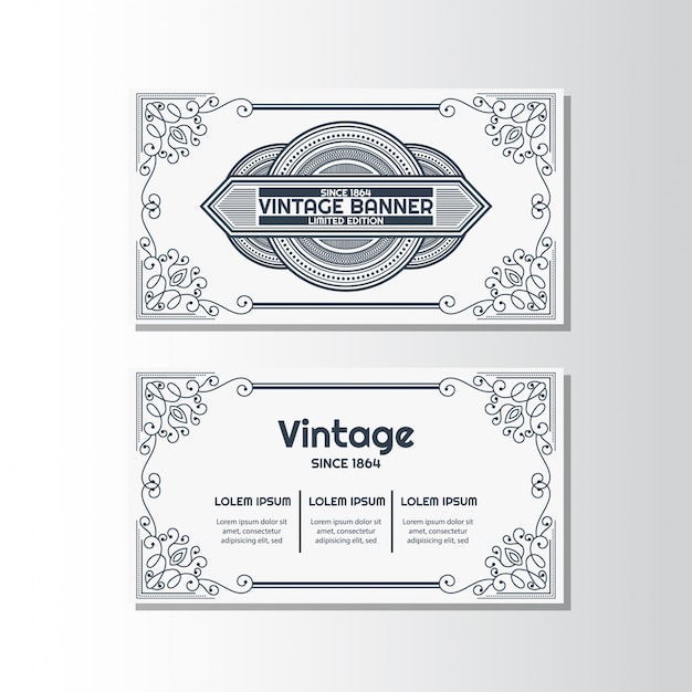 Vetor projeto do fundo do vintage