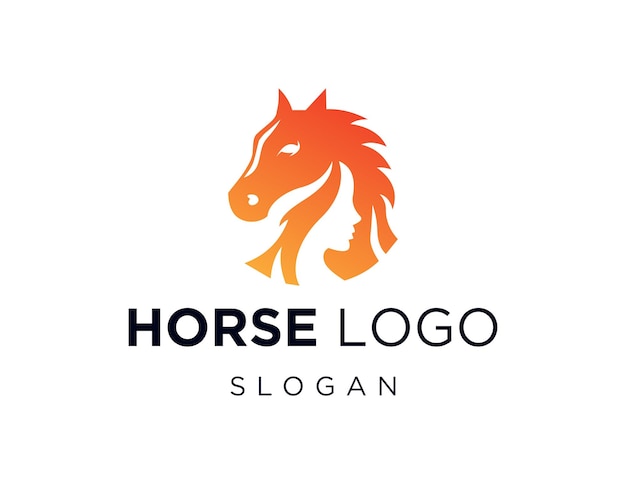 Projeto do logotipo do cavalo