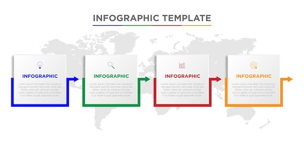 Projeto do modelo de negócios infográfico