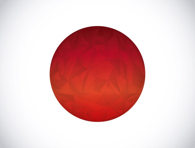 Projeto do país de japão, gráfico de vetor ilustração eps10