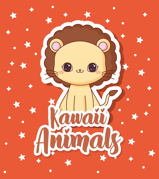 Projeto dos animais do kawaii