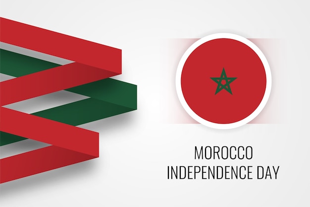 Projeto feliz do dia da independência de marrocos