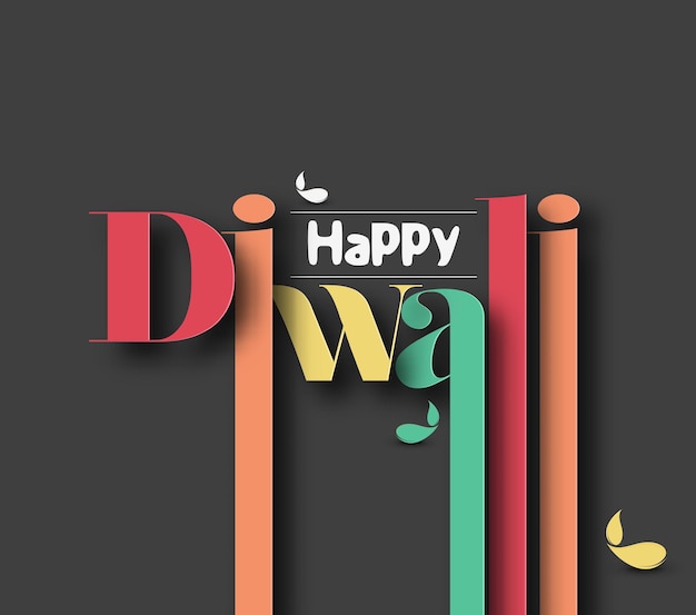 Projeto feliz do fundo de diwali. ilustração abstrata do vetor.