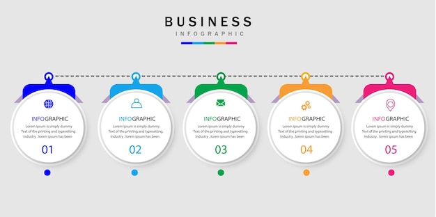 Projeto infográfico negócio