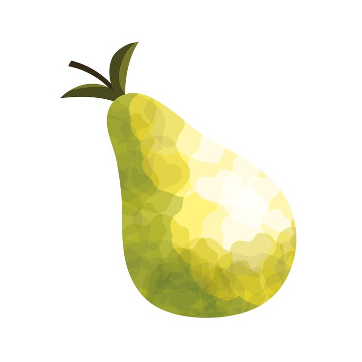 Vetor projeto isolado de ícone de fruta pêra