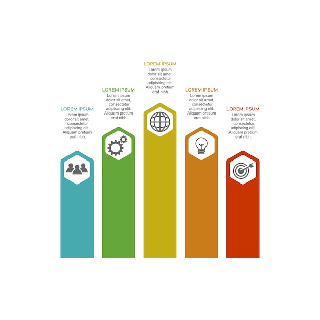 Projetos de modelo de infográficos