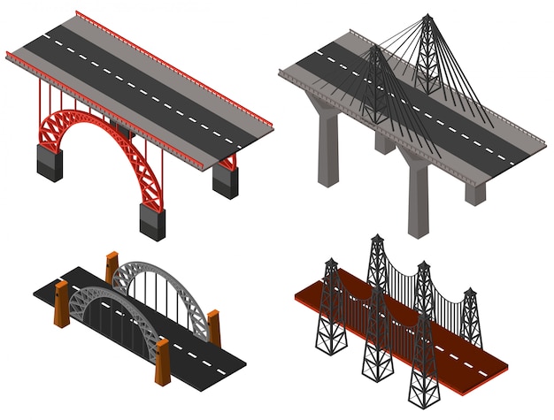 Projetos diferentes de pontes