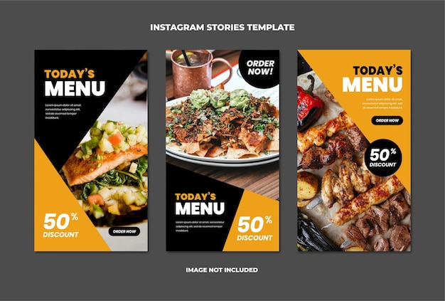 Promoção de alimentos nas mídias sociais e modelo de histórias no Instagram