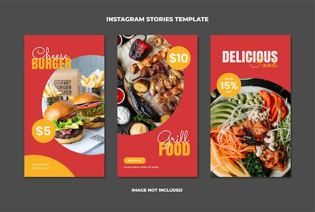 Promoção de alimentos nas mídias sociais e modelo de histórias no Instagram
